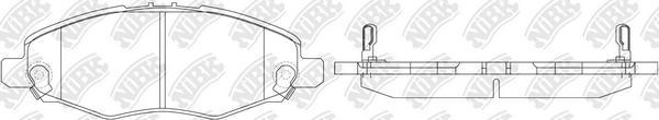 NiBK PN1831 - Bremsbelagsatz, Scheibenbremse alexcarstop-ersatzteile.com