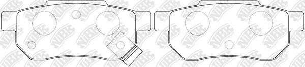 NiBK PN8206 - Bremsbelagsatz, Scheibenbremse alexcarstop-ersatzteile.com