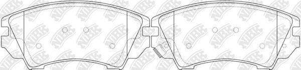 NiBK PN34002 - Bremsbelagsatz, Scheibenbremse alexcarstop-ersatzteile.com