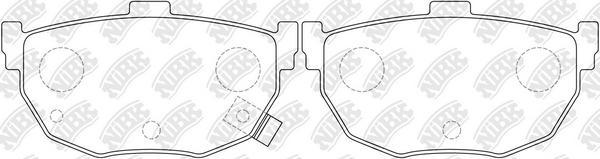 NiBK PN2130 - Bremsbelagsatz, Scheibenbremse alexcarstop-ersatzteile.com