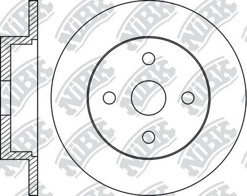 NiBK RN1925 - Bremsscheibe alexcarstop-ersatzteile.com