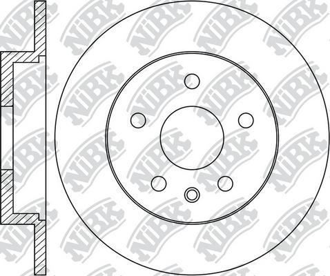 NiBK RN1685 - Bremsscheibe alexcarstop-ersatzteile.com