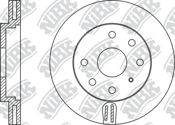 NiBK RN1017 - Bremsscheibe alexcarstop-ersatzteile.com