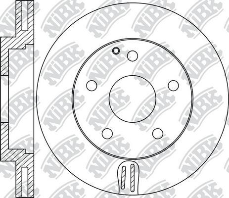 NiBK RN1705 - Bremsscheibe alexcarstop-ersatzteile.com