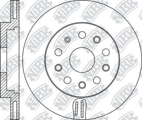 NiBK RN1739 - Bremsscheibe alexcarstop-ersatzteile.com