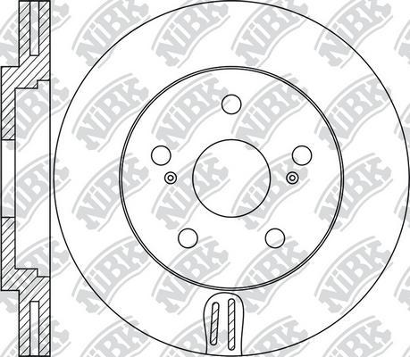 NiBK RN2056 - Bremsscheibe alexcarstop-ersatzteile.com