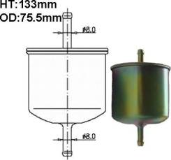 NISSAN 16400 N8400 - Kraftstofffilter alexcarstop-ersatzteile.com