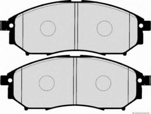 NISSAN D1060-5X00A - Bremsbelagsatz, Scheibenbremse alexcarstop-ersatzteile.com