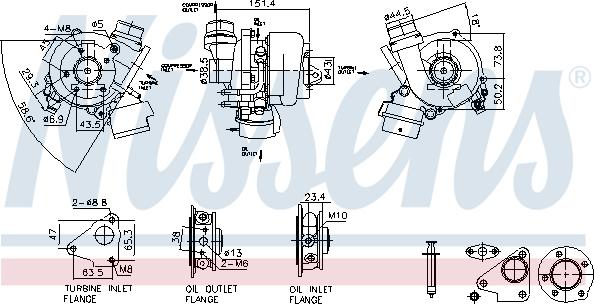 Nissens 93448 - Lader, Aufladung alexcarstop-ersatzteile.com