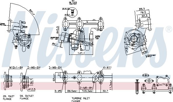 Nissens 93095 - Lader, Aufladung alexcarstop-ersatzteile.com