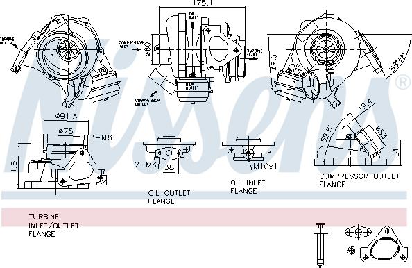 Nissens 93105 - Lader, Aufladung alexcarstop-ersatzteile.com