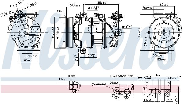 Nissens 890126 - Kompressor, Klimaanlage alexcarstop-ersatzteile.com