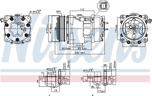 Nissens 89032 - Kompressor, Klimaanlage alexcarstop-ersatzteile.com