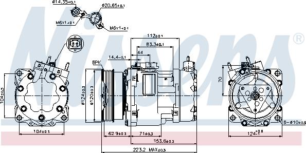 Nissens 89178 - Kompressor, Klimaanlage alexcarstop-ersatzteile.com