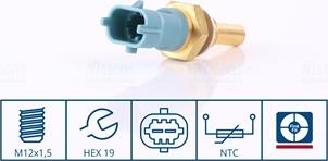 Nissens 207019 - Sensor, Kühlmitteltemperatur alexcarstop-ersatzteile.com