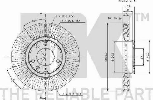 NK 512501 - Gelenksatz, Antriebswelle alexcarstop-ersatzteile.com