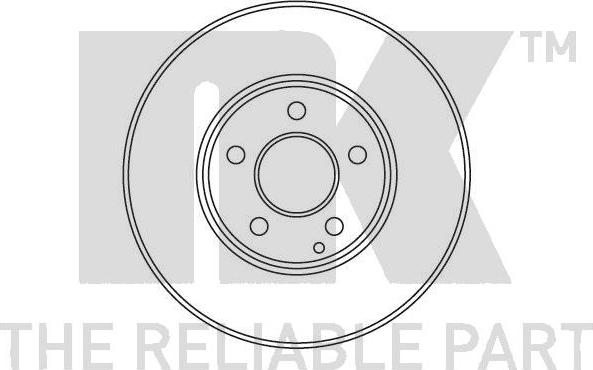 NK 203381 - Bremsscheibe alexcarstop-ersatzteile.com