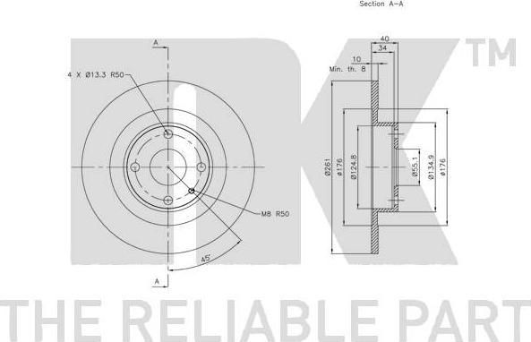 NK 203248 - Bremsscheibe alexcarstop-ersatzteile.com