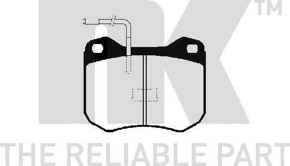 NK 229938 - Bremsbelagsatz, Scheibenbremse alexcarstop-ersatzteile.com