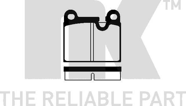 NK 225608 - Bremsbelagsatz, Scheibenbremse alexcarstop-ersatzteile.com