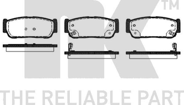 NK 223510 - Bremsbelagsatz, Scheibenbremse alexcarstop-ersatzteile.com