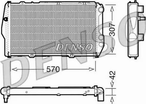 NPS DRM02001 - Kühler, Motorkühlung alexcarstop-ersatzteile.com