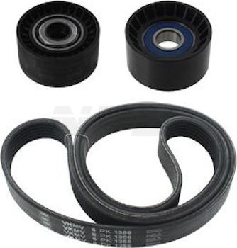 NPS P108A16 - Keilrippenriemensatz alexcarstop-ersatzteile.com