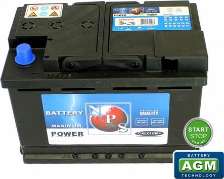 NPS U540L51B - Starterbatterie alexcarstop-ersatzteile.com