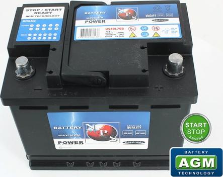 NPS U540L70B - Starterbatterie alexcarstop-ersatzteile.com