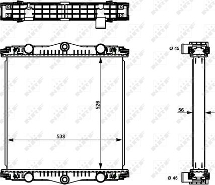 NRF 509569 - Kühler, Motorkühlung alexcarstop-ersatzteile.com