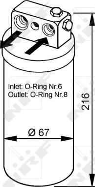 NRF 33104 - Trockner, Klimaanlage alexcarstop-ersatzteile.com