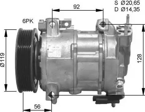 NRF 32593G - Kompressor, Klimaanlage alexcarstop-ersatzteile.com