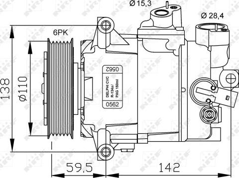 NRF 32500G - Kompressor, Klimaanlage alexcarstop-ersatzteile.com