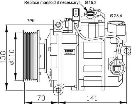 NRF 32613G - Kompressor, Klimaanlage alexcarstop-ersatzteile.com