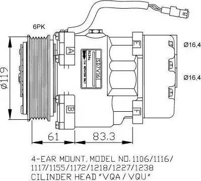 NRF 32040G - Kompressor, Klimaanlage alexcarstop-ersatzteile.com