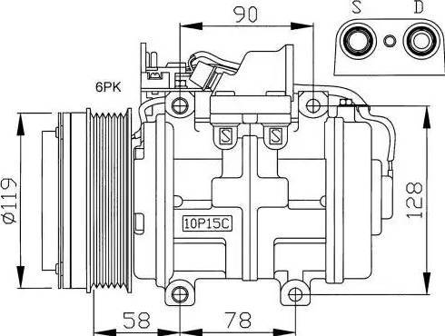 NRF 32039G - Kompressor, Klimaanlage alexcarstop-ersatzteile.com