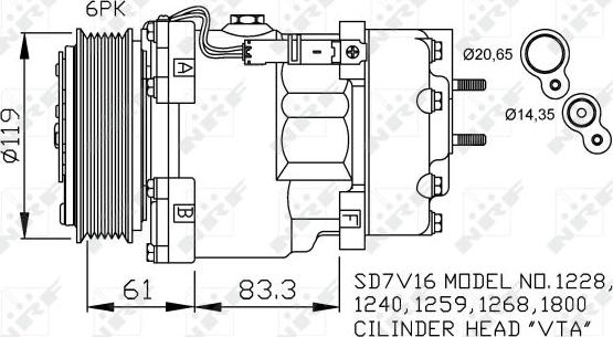 NRF 32198 - Kompressor, Klimaanlage alexcarstop-ersatzteile.com