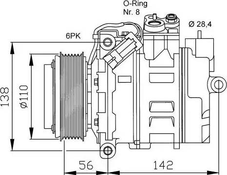 NRF 32178G - Kompressor, Klimaanlage alexcarstop-ersatzteile.com