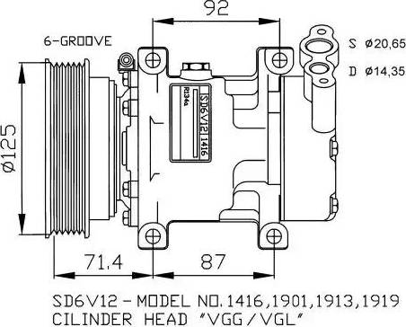 NRF 32259G - Kompressor, Klimaanlage alexcarstop-ersatzteile.com