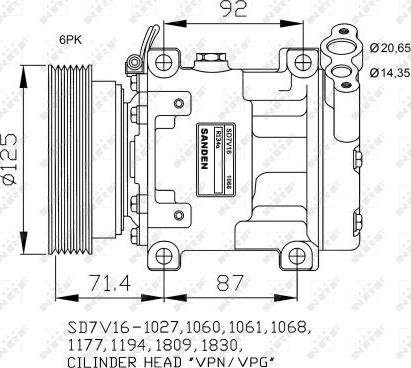 NRF 32742G - Kompressor, Klimaanlage alexcarstop-ersatzteile.com