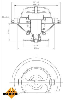 NRF 725096 - Thermostat, Kühlmittel alexcarstop-ersatzteile.com