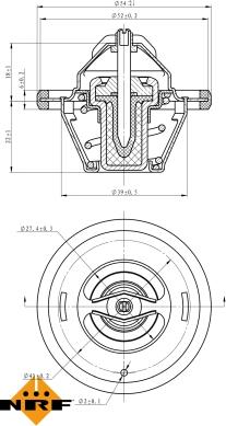 NRF 725065 - Thermostat, Kühlmittel alexcarstop-ersatzteile.com