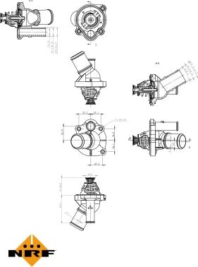 NRF 725000 - Thermostat, Kühlmittel alexcarstop-ersatzteile.com