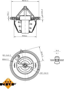 NRF 725196 - Thermostat, Kühlmittel alexcarstop-ersatzteile.com