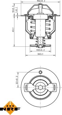 NRF 725119 - Thermostat, Kühlmittel alexcarstop-ersatzteile.com