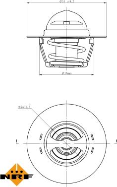 NRF 725128 - Thermostat, Kühlmittel alexcarstop-ersatzteile.com