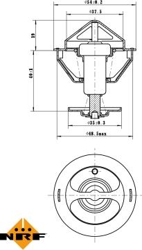 NRF 725200 - Thermostat, Kühlmittel alexcarstop-ersatzteile.com