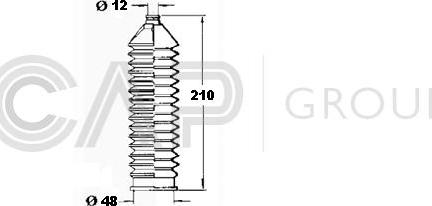 OCAP 1211371 - Faltenbalg, Lenkung alexcarstop-ersatzteile.com