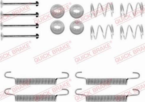 OJD Quick Brake 1050791 - Zubehörsatz, Feststellbremsbacken alexcarstop-ersatzteile.com