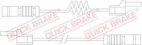 OJD Quick Brake WS 0169 A - Warnkontakt, Bremsbelagverschleiß alexcarstop-ersatzteile.com